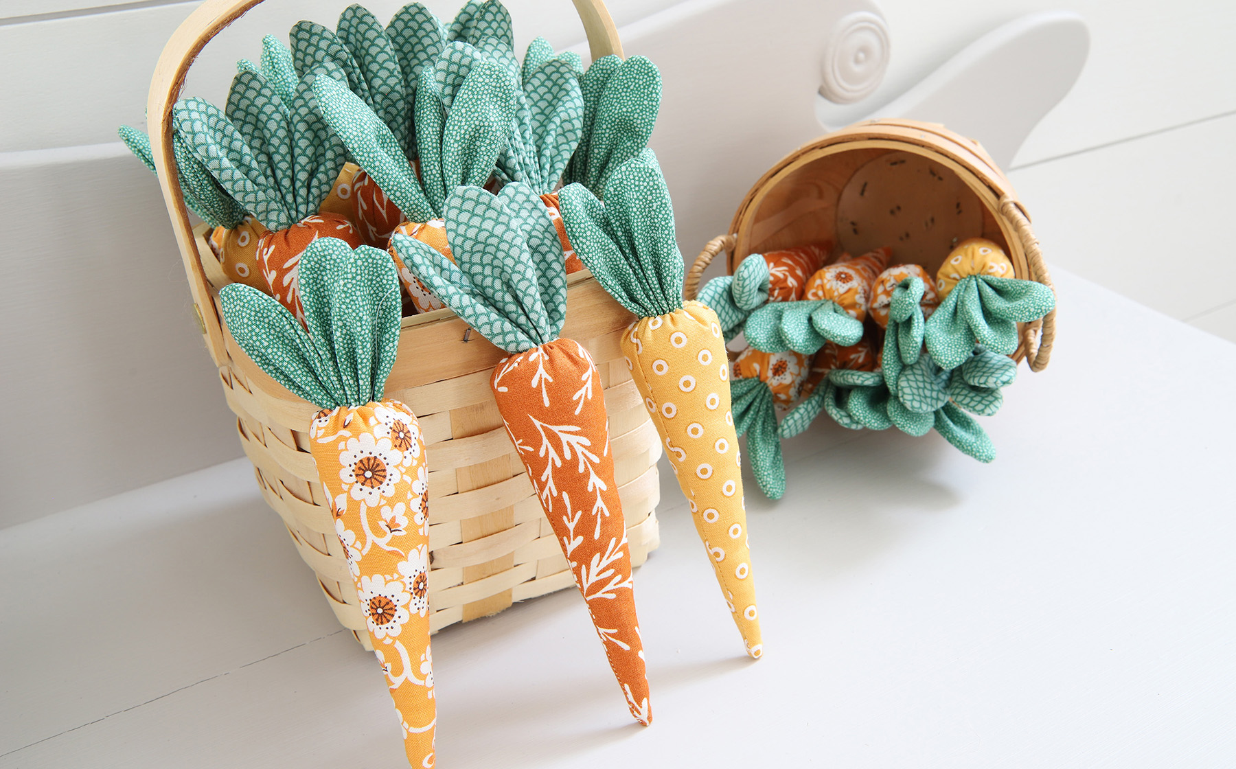Handmade Fabric Carrot Tutorial - Willow Bloom Home