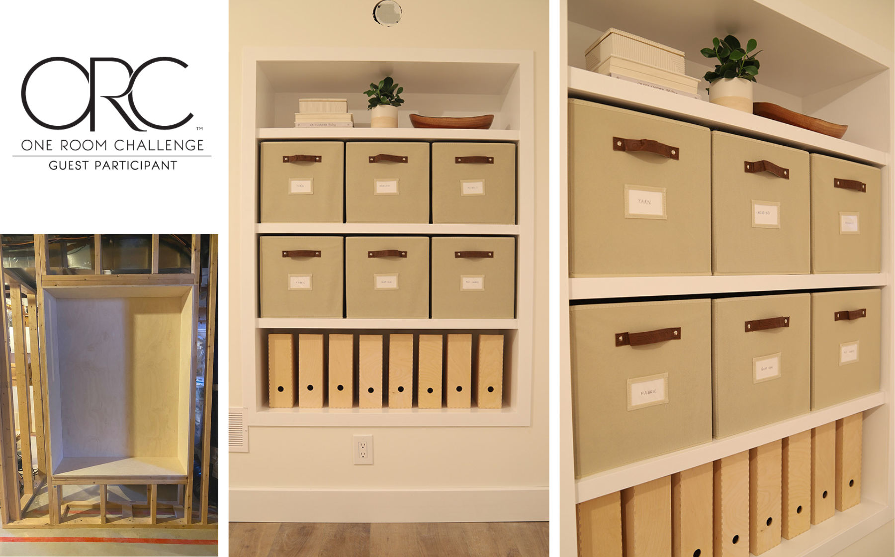 Custom Built-in Shelf DIY – Week 4 of the One Room Challenge - Willow ...